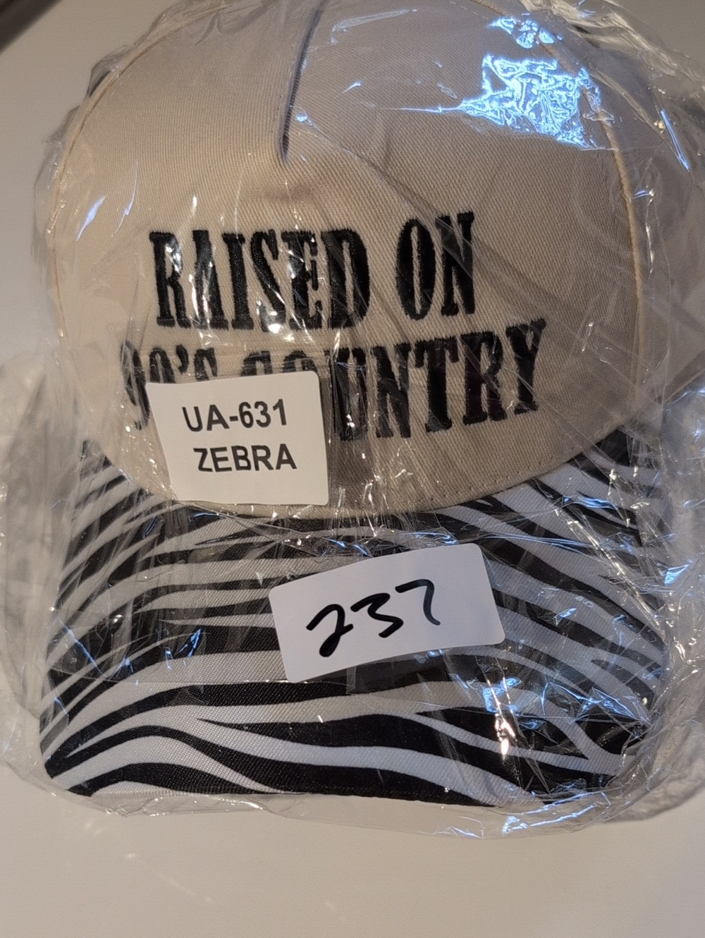 NEW! Zenana Outfitters Women's Zebra Print Trucker Hat